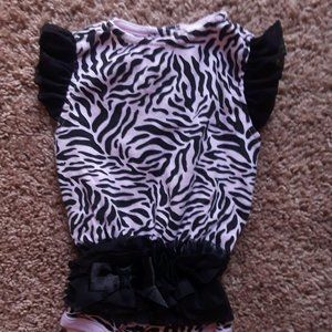 Baby Girl Infant Zebra Onesie Romper 9m